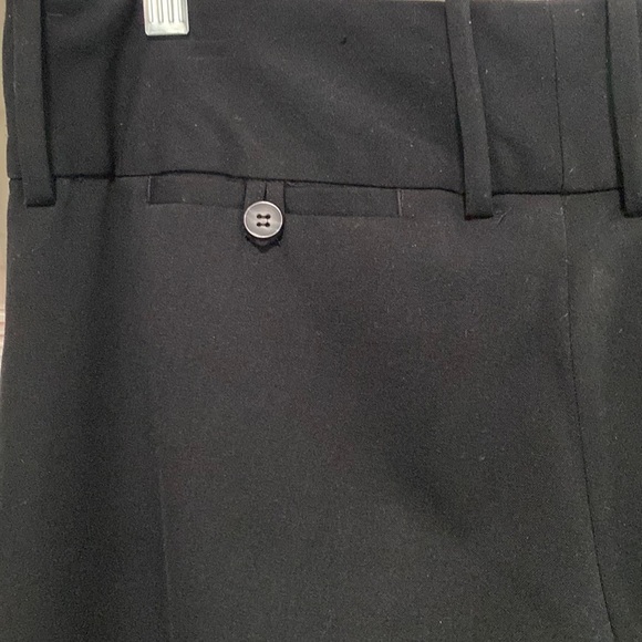 Maurices Black Wide Band Stretch Dress Pants Trousers Bootcut Flare Like New 7/8 - Picture 13 of 16